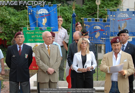 2006-07-04 Milano - Commemorazione Caduti di Mogadiscio